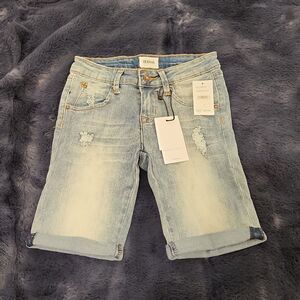 Light wash Hudson jeans bermuda shorts size 10, new with tags!